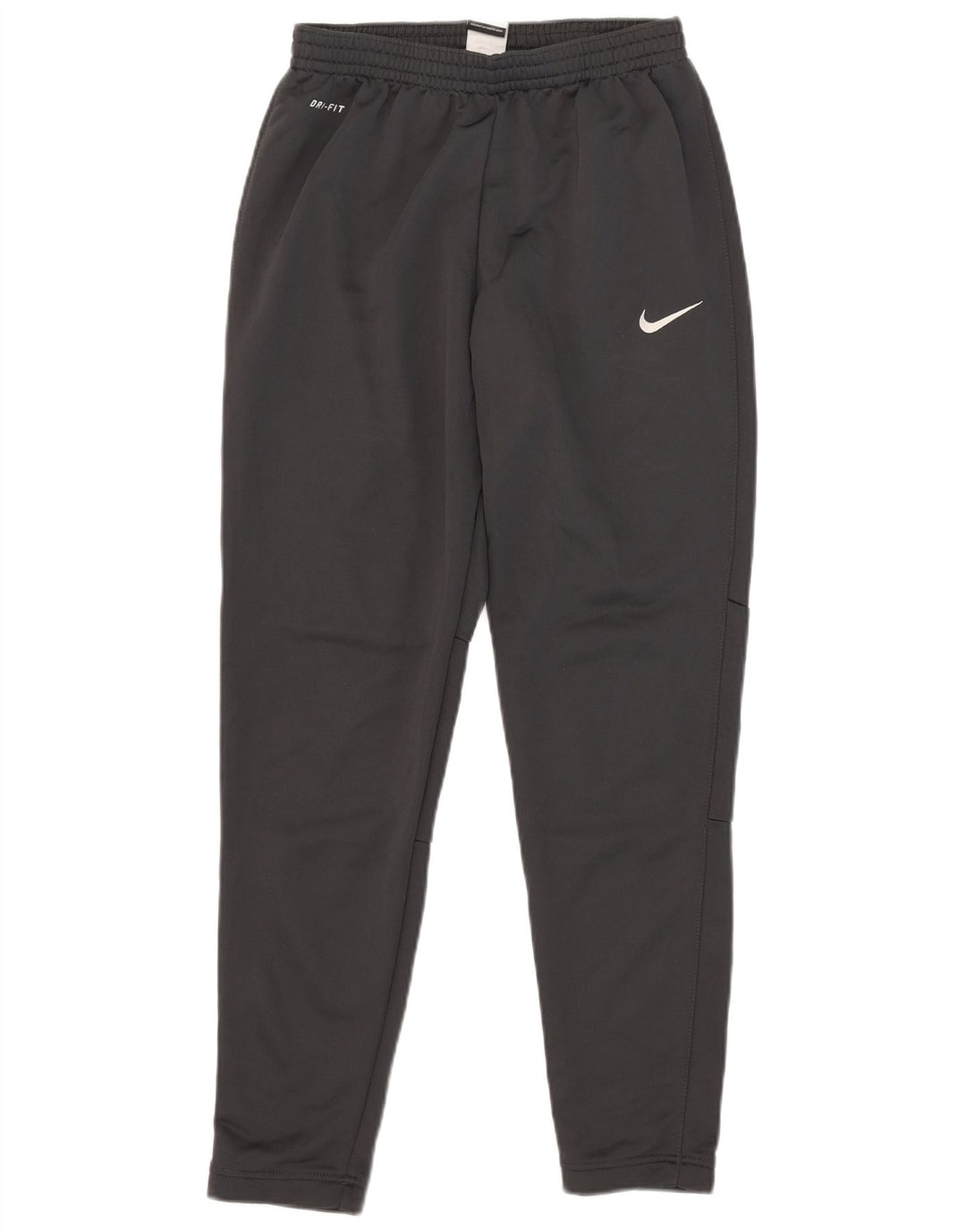 Męskie spodnie dresowe Nike Dri Fit, małe, szare, poliestrowe