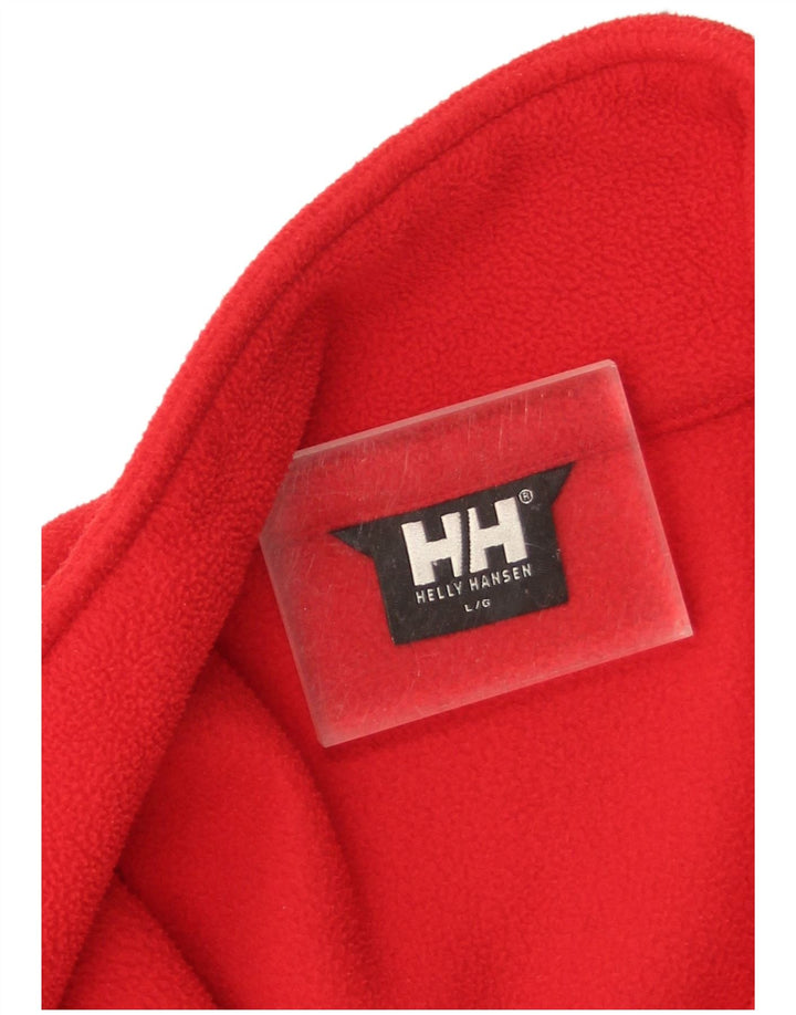 Męska kurtka polarowa Helly Hansen UK 40, duża, czerwona, poliestrowa
