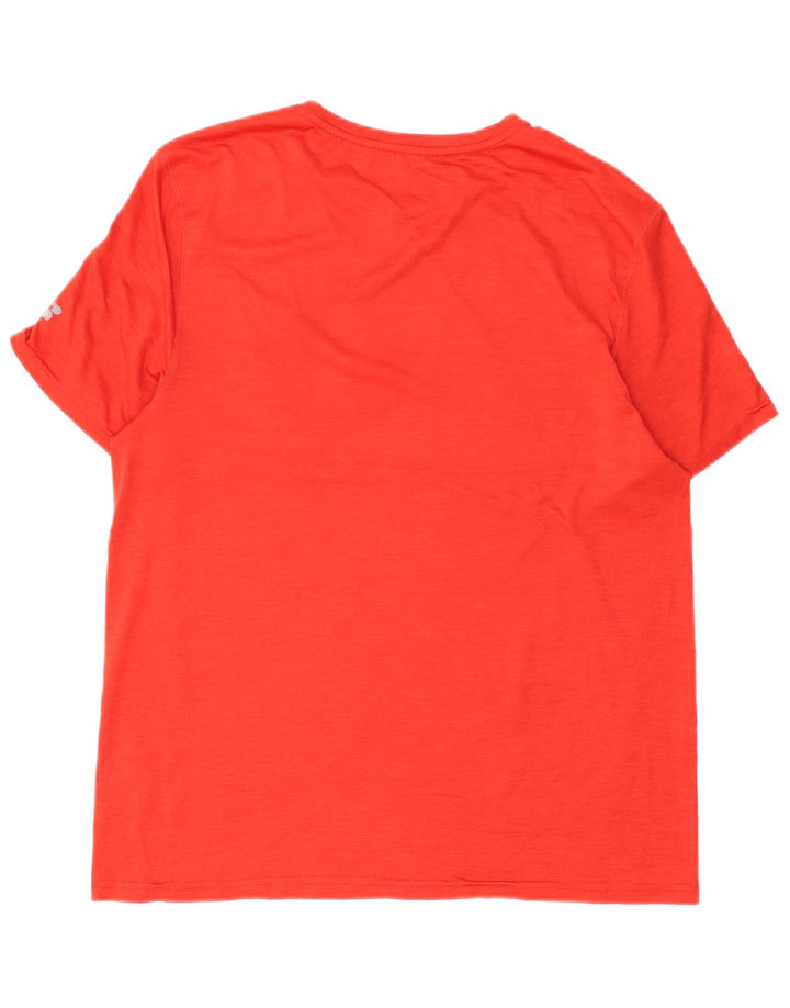 T-shirt męski RUSSELL ATHLETIC, UK 38/40, średni czerwony poliester