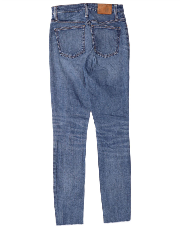 Damskie jeansy skinny J. CREW w trudnej sytuacji W27 L30 niebieskie