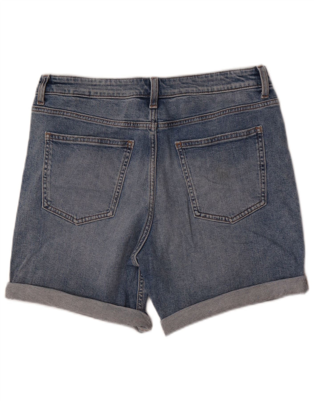 Marks & Spencer Damskie spodenki jeansowe Boyfriend UK 12 Medium W30 Niebieskie