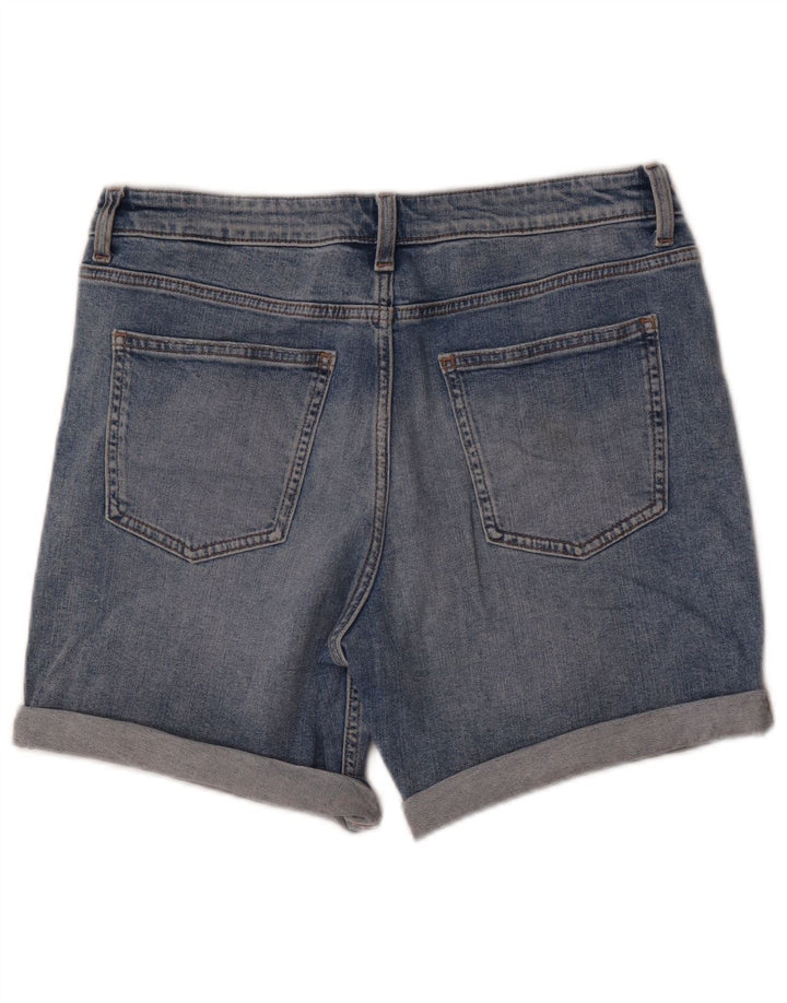 Marks & Spencer Damskie spodenki jeansowe Boyfriend UK 12 Medium W30 Niebieskie
