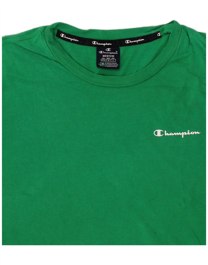 CHAMPION Mens T-Shirt Top Medium Green Vintage Champion and Second-Hand Champion from Messina Hembry 