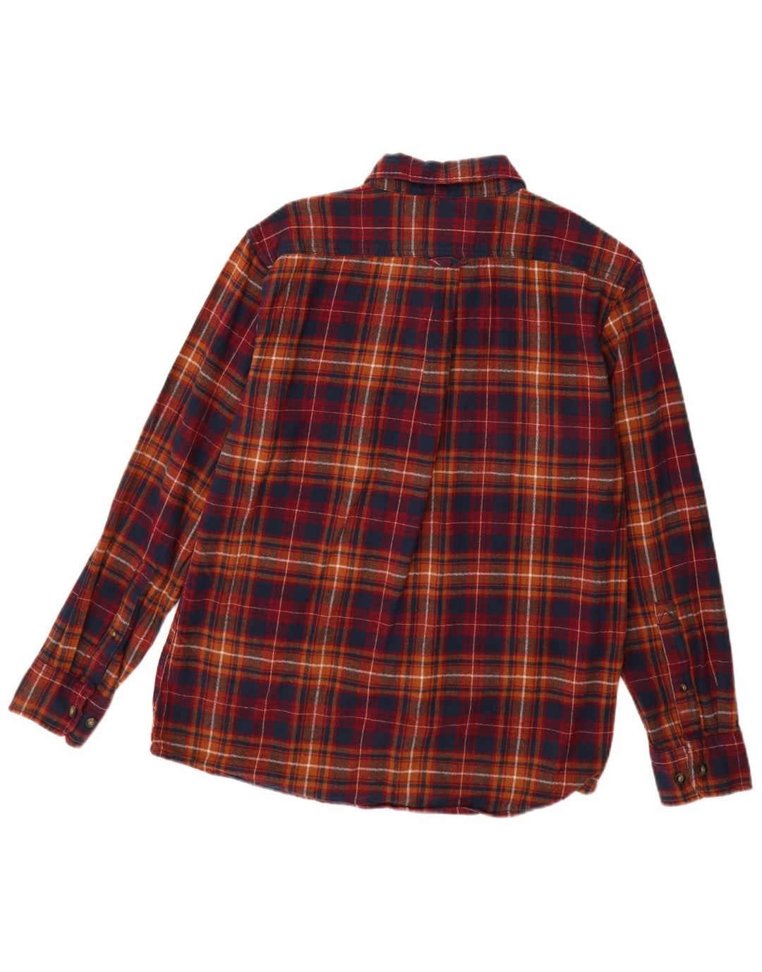EDDIE BAUER Męska koszula flanelowa, bawełniana w średnią wielobarwną kratkę