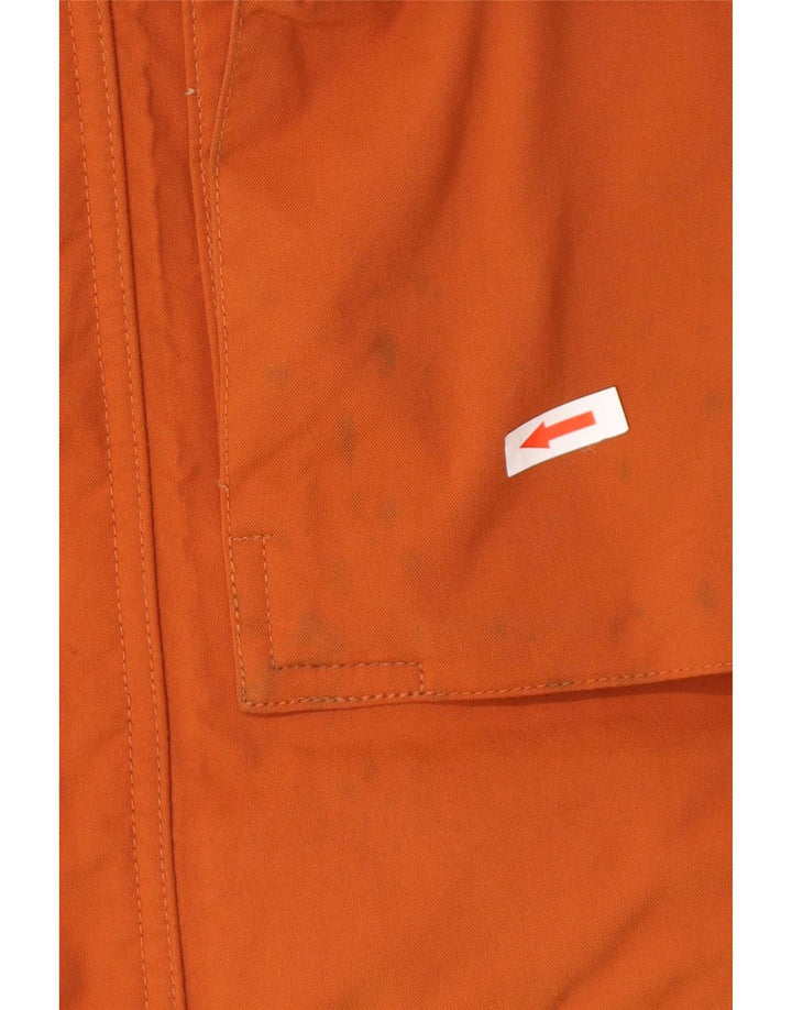 Męska kurtka parka z kapturem The North Face UK 38, średni pomarańczowy nylon