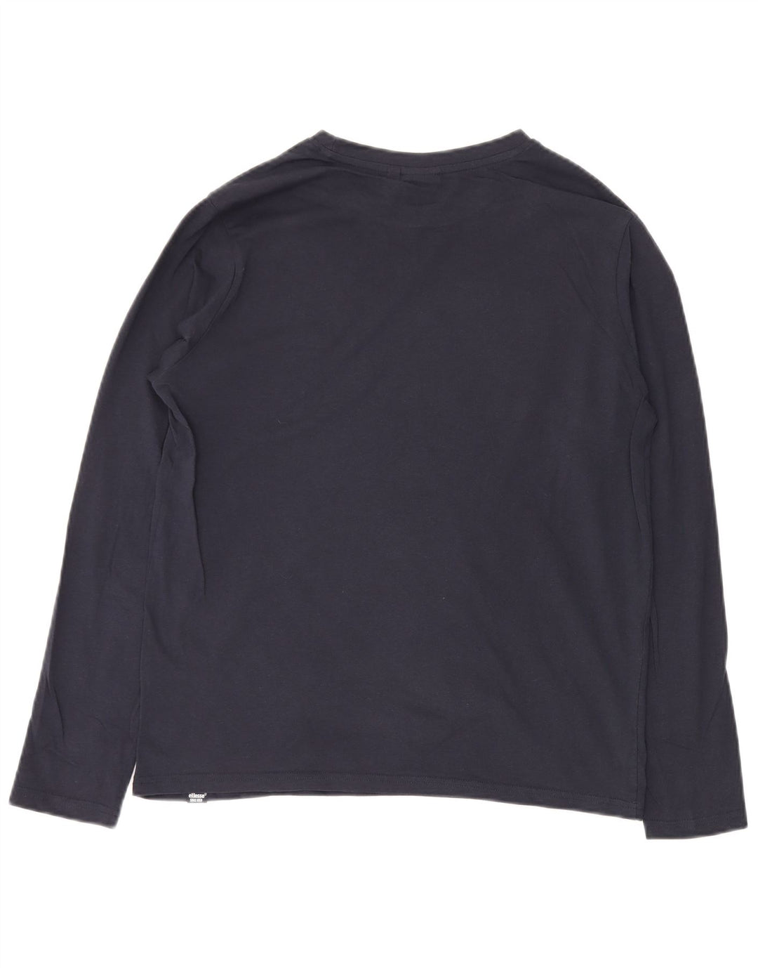 Męski top Ellesse z długim rękawem, średni, granatowy, bawełniany