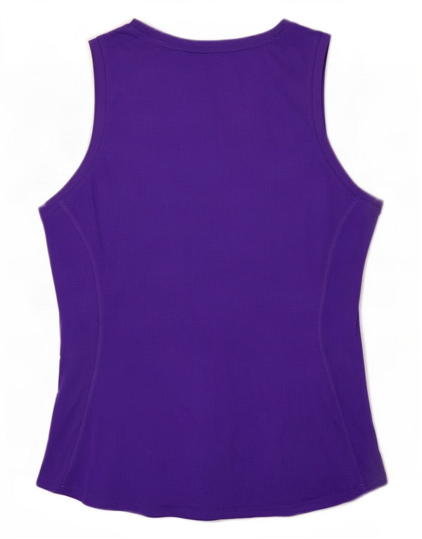 Damska kamizelka Nike Dri Fit Top UK 14, duży, fioletowy poliester