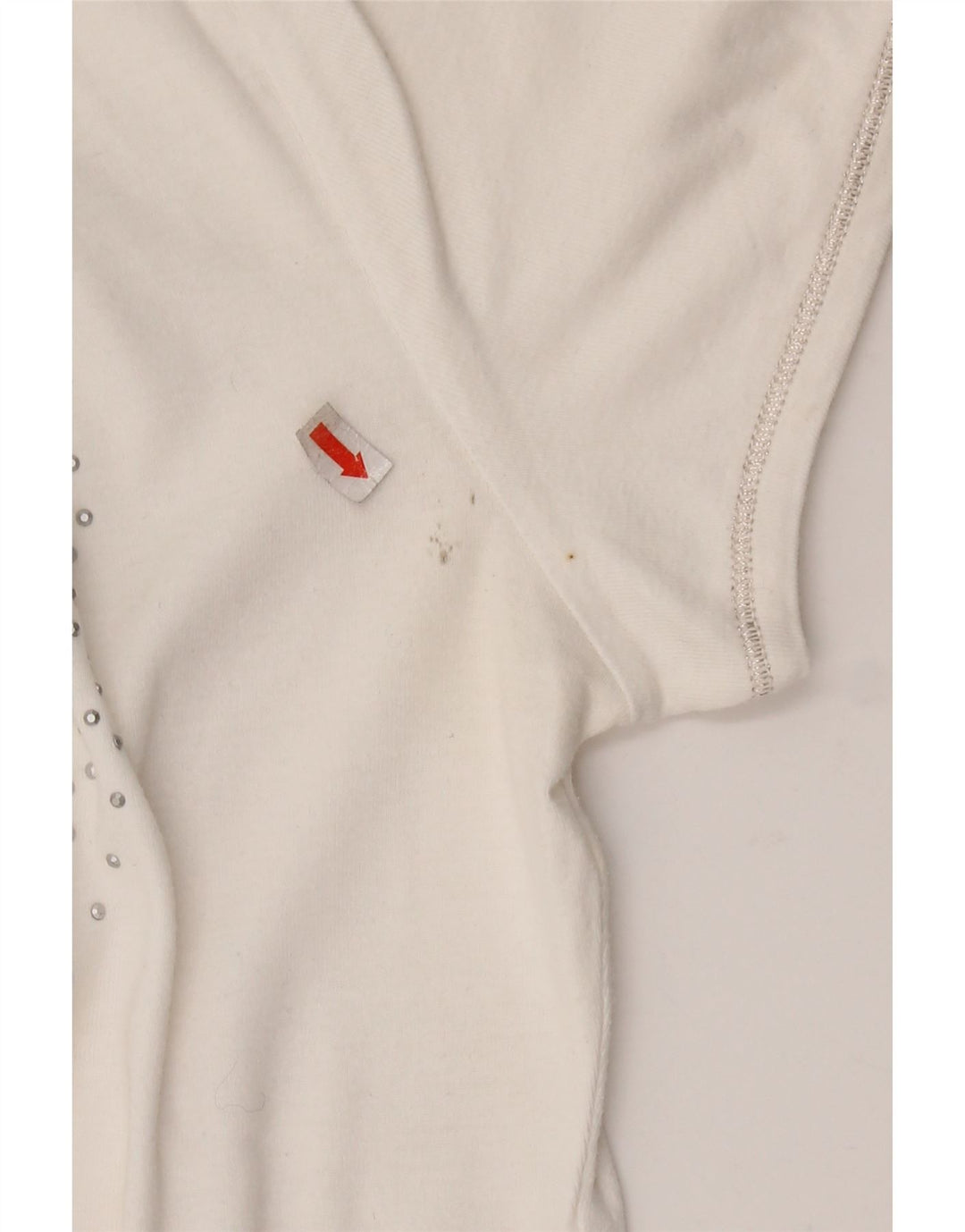 Damska koszulka polo GAS z grafiką UK 18 XL, biała bawełna