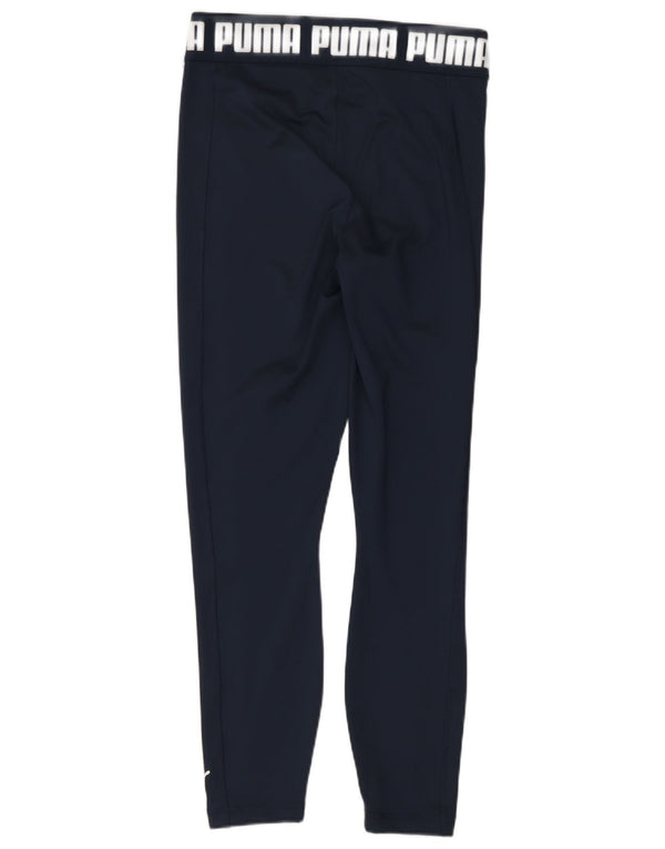 Damskie legginsy Puma Graphic UK 10, małe, granatowe