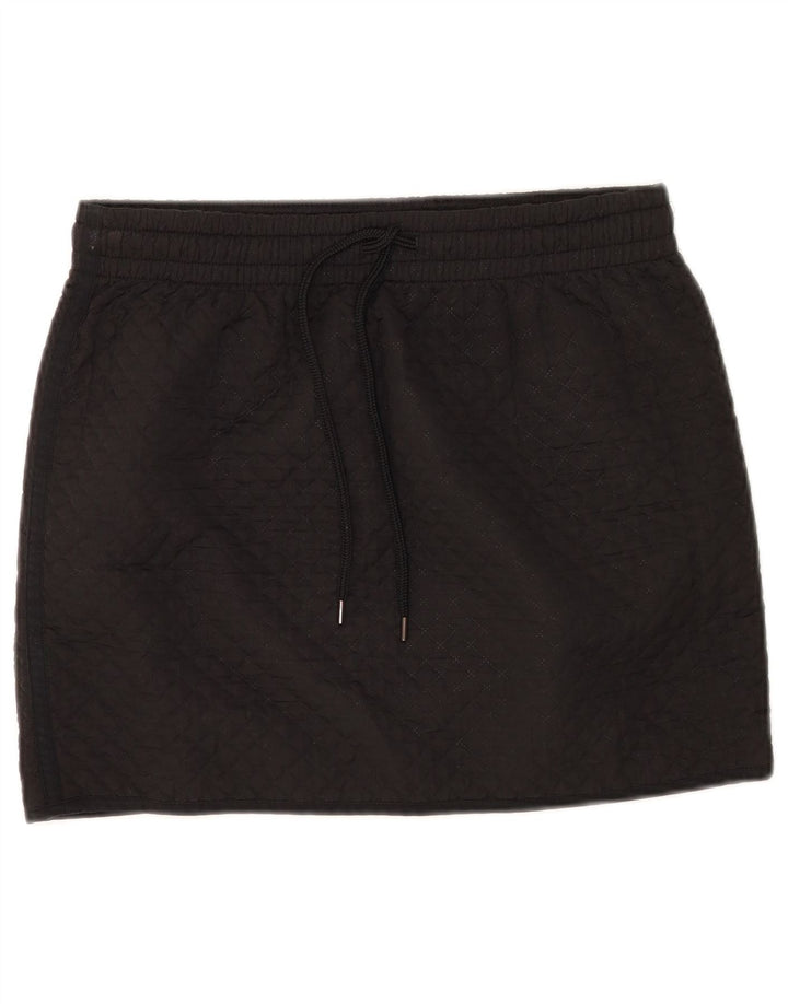Damska mini spódniczka Benetton W32, duża, czarna, poliester