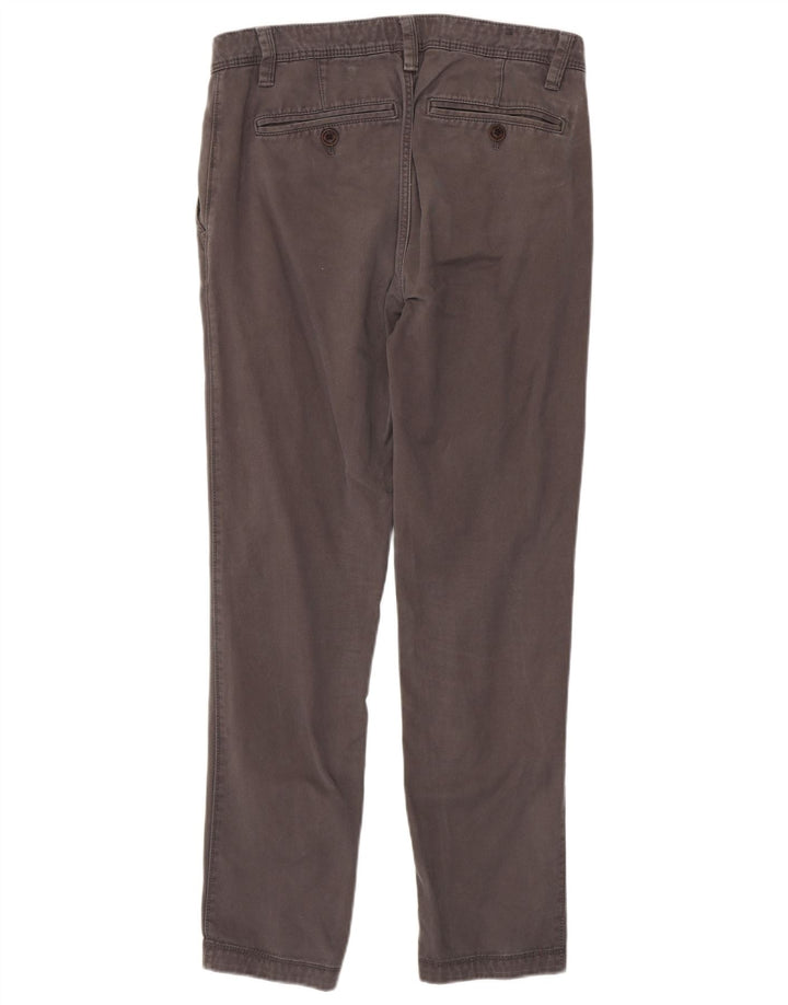 Męskie spodnie typu slim chino Fat Face W32 L31 Szara bawełna
