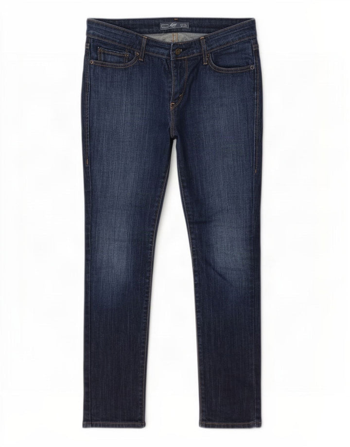 Damskie jeansy Levi's Skinny W30 L30 Niebieskie bawełniane