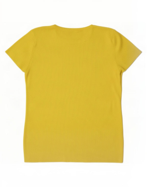 T-shirt damski Zara Top UK 12 Średni zielony wiskoza