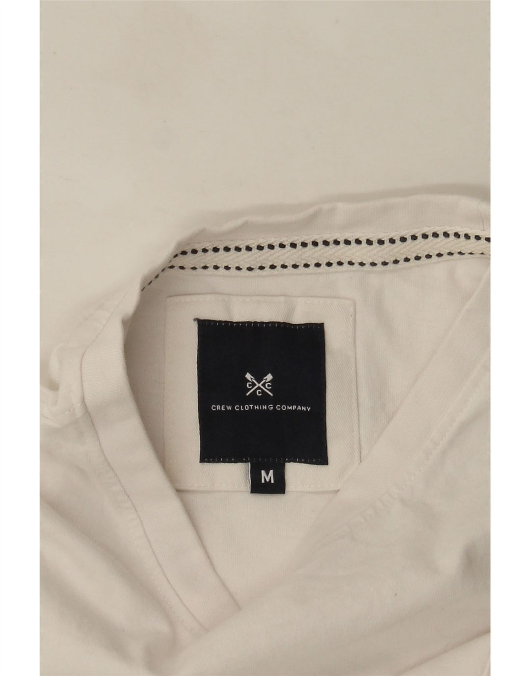 Crew Clothing Męski T-shirt Top Średni Biały
