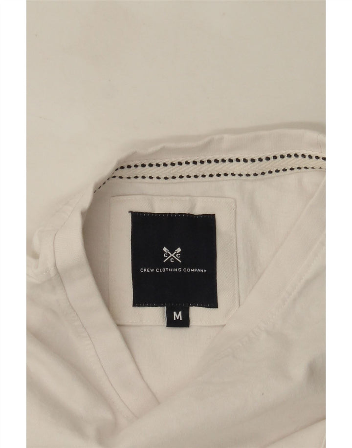 Crew Clothing Męski T-shirt Top Średni Biały