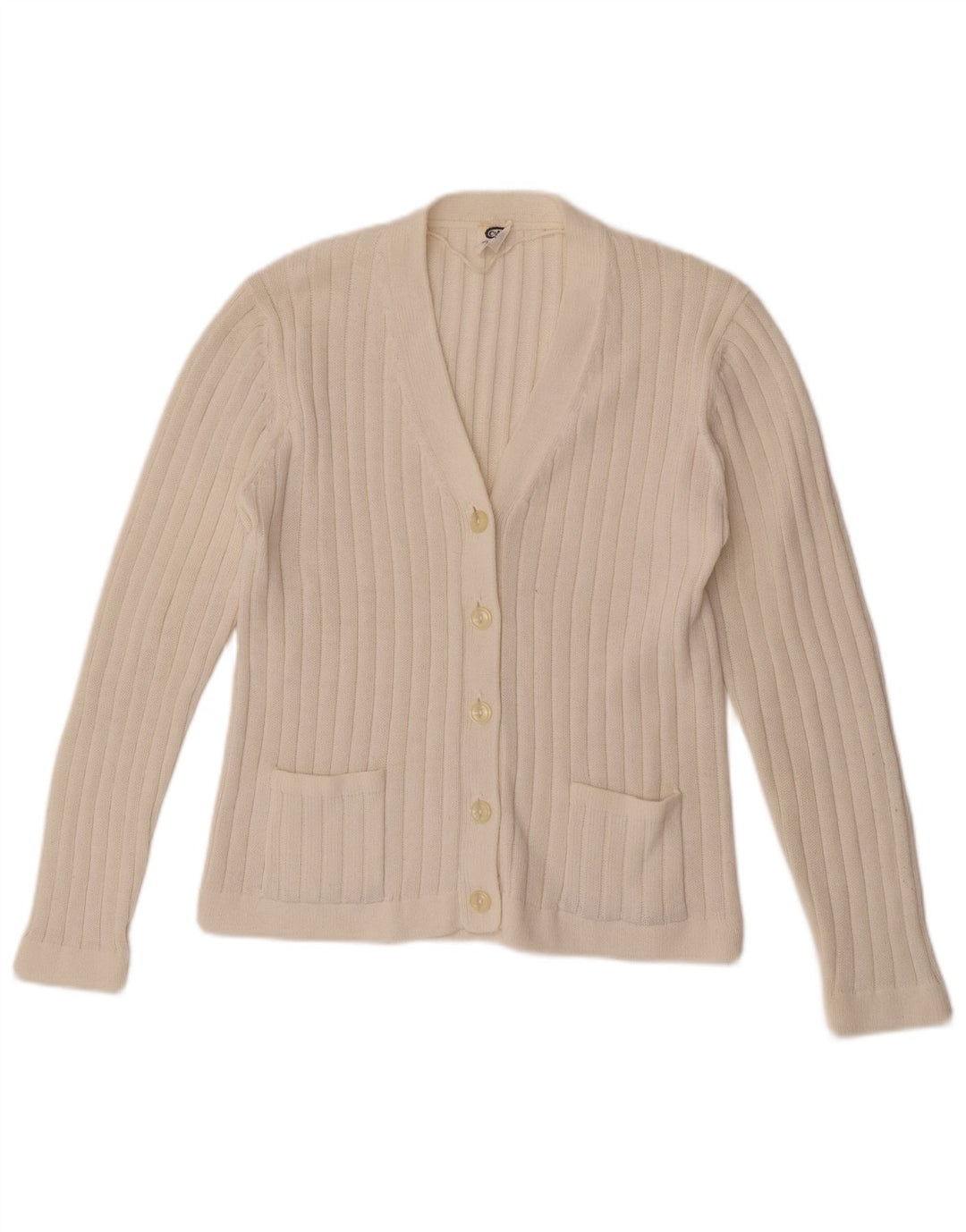 Sweter damski C & A, EU 48 2XL, biały akryl