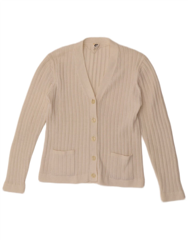 Sweter damski C & A, EU 48 2XL, biały akryl