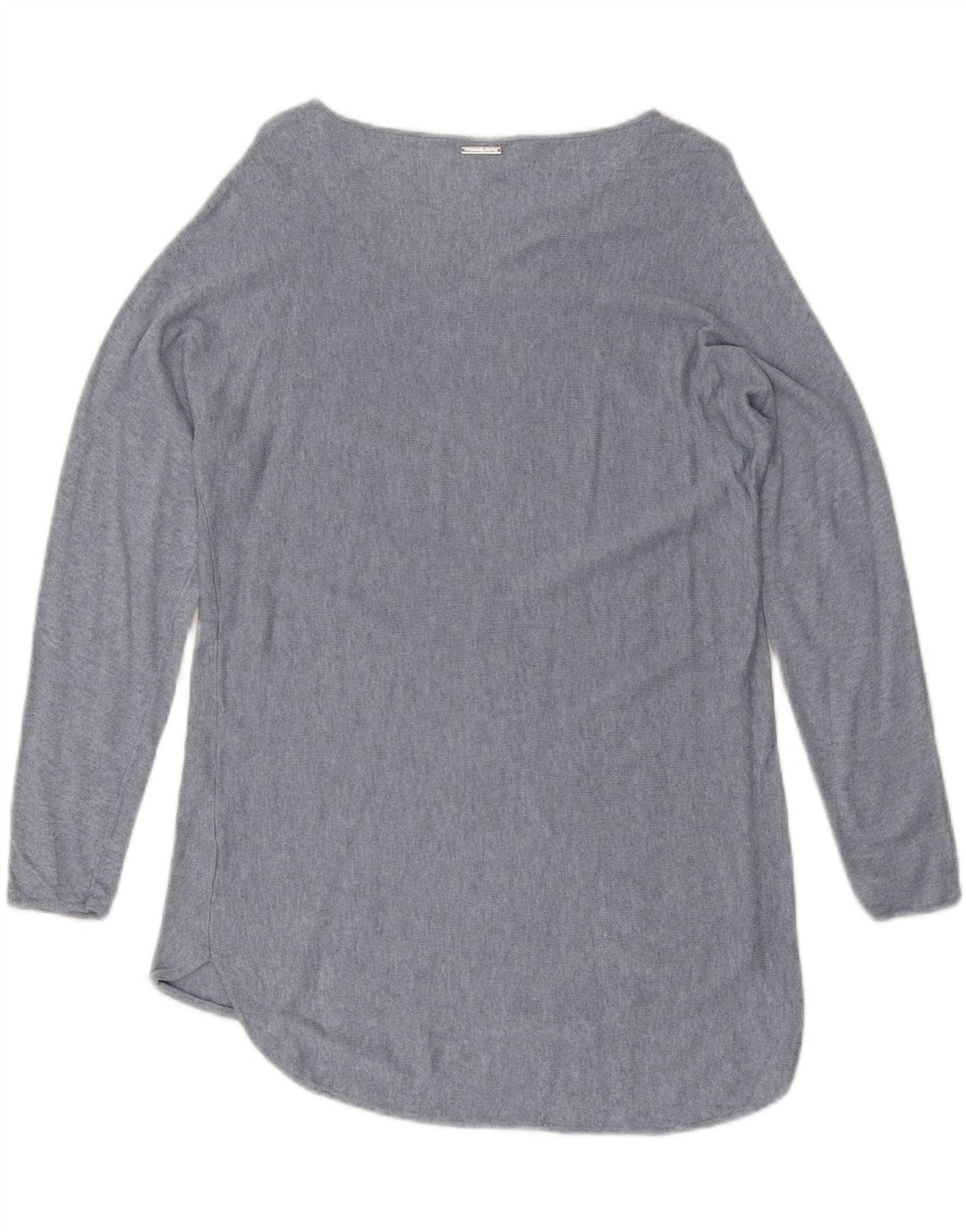 MICHAEL KORS Damski sweter z dekoltem w łódkę UK 14 Średni niebieski