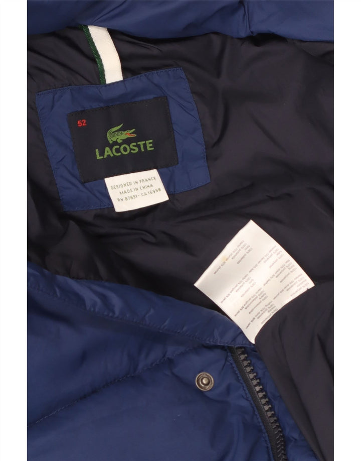 Męska wyściełana kamizelka LACOSTE IT 52 XL Niebieski poliamid
