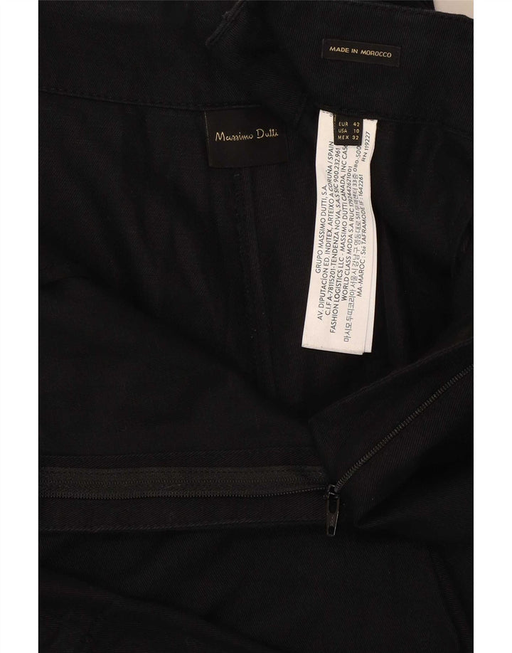 Damskie spodenki cargo Massimo Dutti EU 42 Large W32, czarne, bawełniane