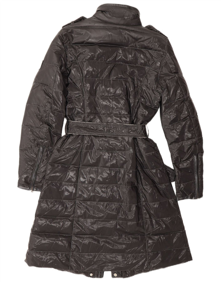 Damski płaszcz ocieplany BELSTAFF IT 42 Średni czarny poliamid, klasyczny