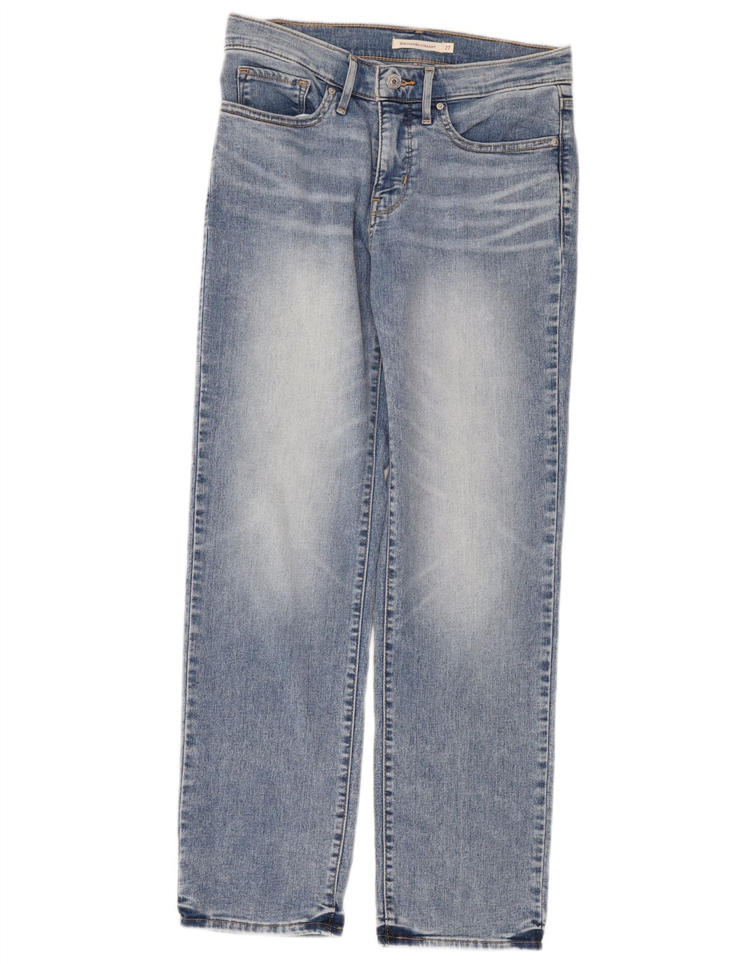 Damskie dżinsy Levi's 314 Shaping Straight W27 L30 Niebieska bawełna
