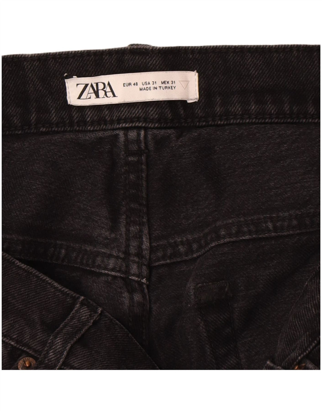 Męskie jeansy slim fit Zara EU 40 Medium W31 L30 czarne