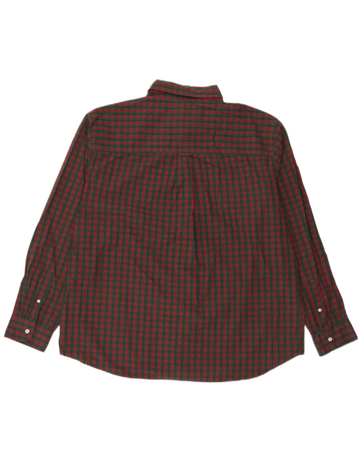 Koszula męska Chaps 2XL, bawełniana zielona krata