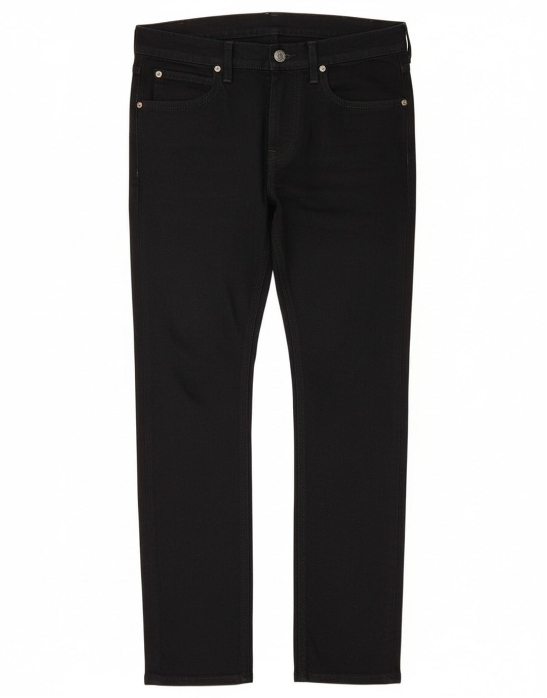 Lee Męskie Luke Slim Jeans W30 L30 Czarna bawełna