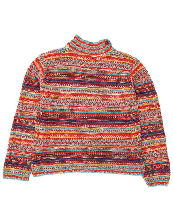 Sweter damski Wit Boy Crop Cardigan UK 12, średnie, wielokolorowe paski