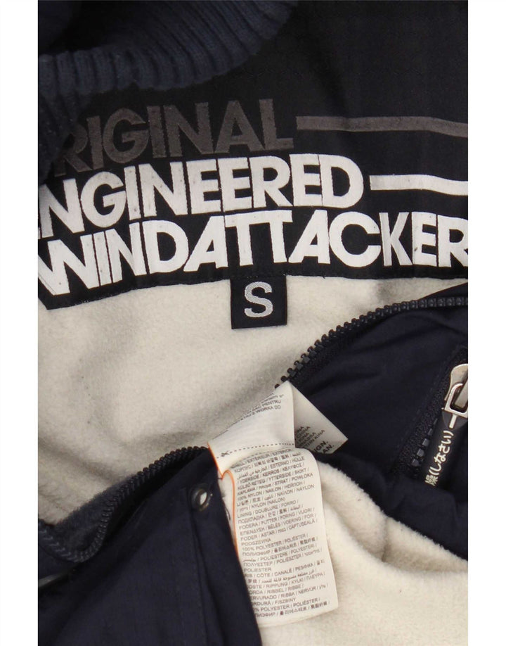 Damska kurtka wiatrówka Superdry Windtrekker UK 10, mała, granatowa