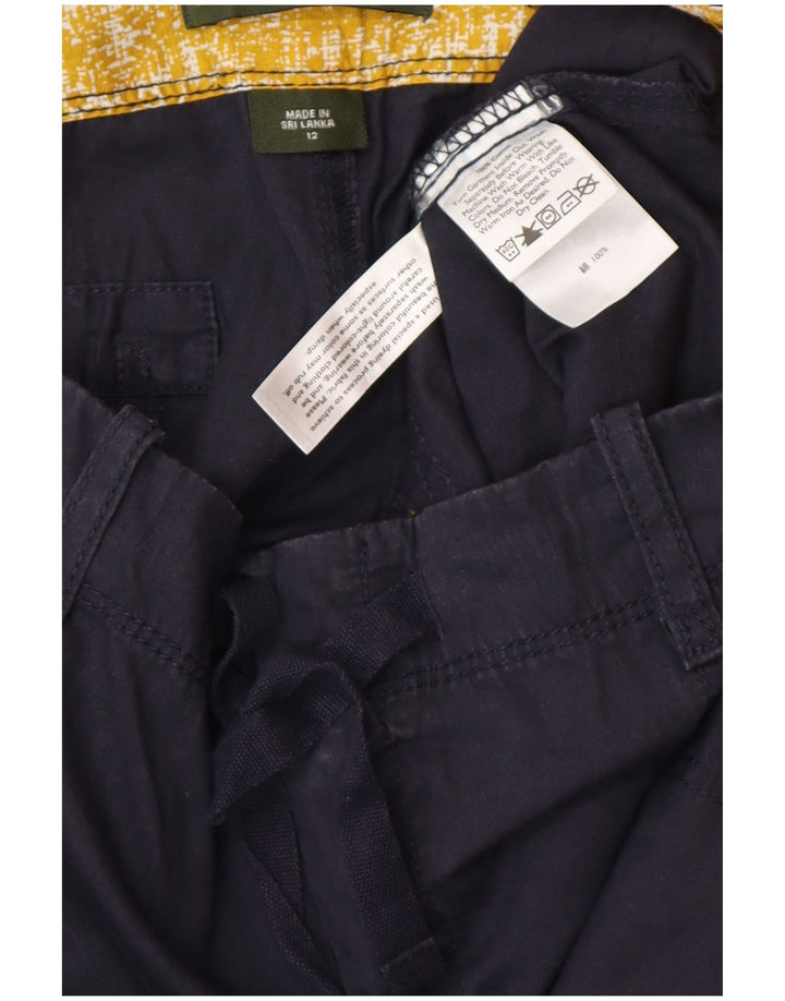 Damskie spodenki cargo EDDIE BAUER US 12 Large W38 Granatowa bawełna