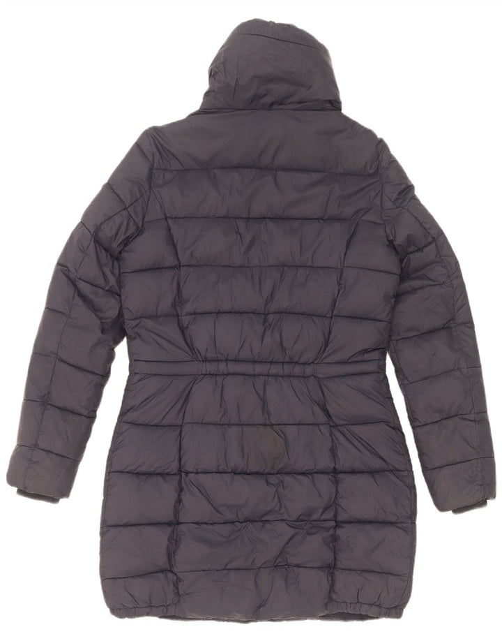 Damski płaszcz ocieplany Massimo Dutti UK 10, mały, granatowy, poliester