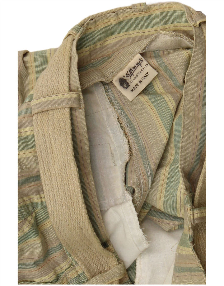 Damskie spodnie chino VINTAGE IT 36 XS W26 L28 w wielokolorowe paski