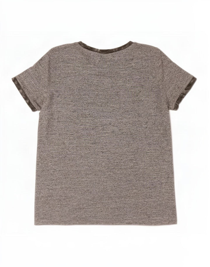 T-shirt damski Gap Top UK 14 Średni szary poliester