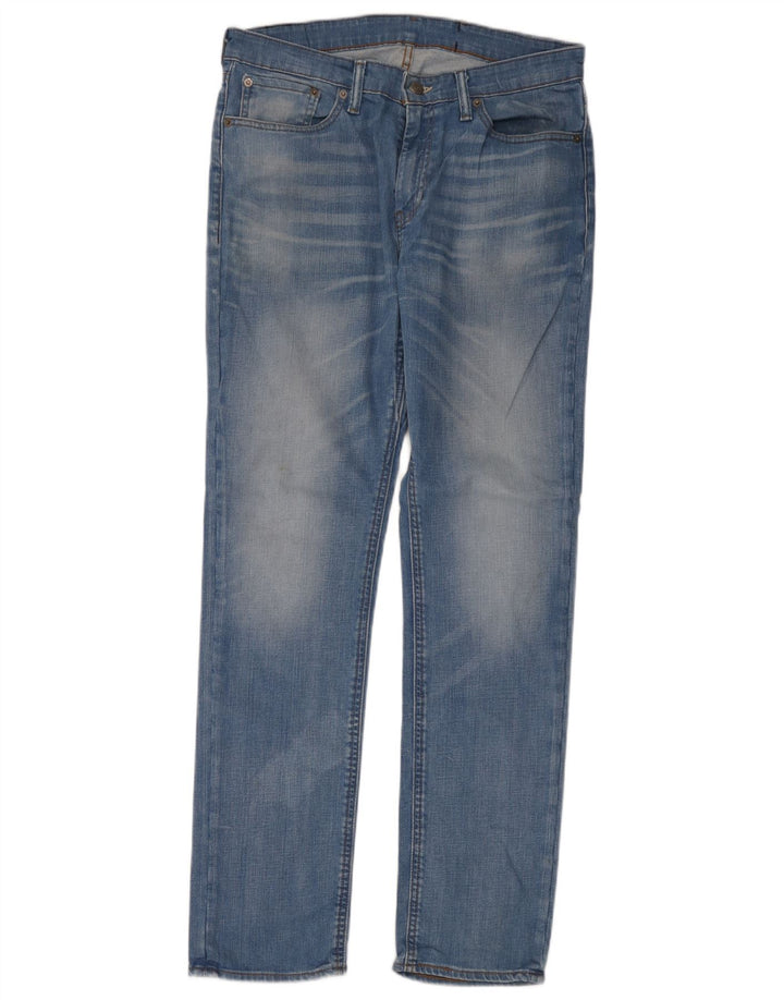 Męskie jeansy Levi's 511 Slim W34 L32 Niebieska bawełna