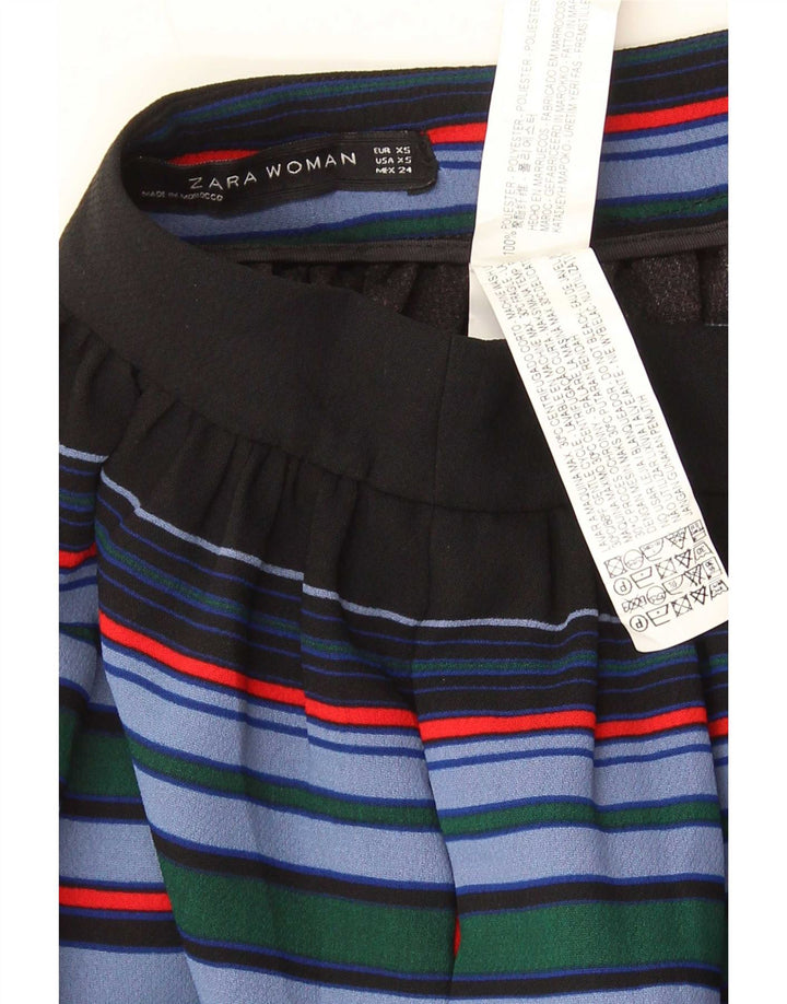 Damska spódnica w kształcie litery A Zara XS W24 Wielokolorowy poliester w paski