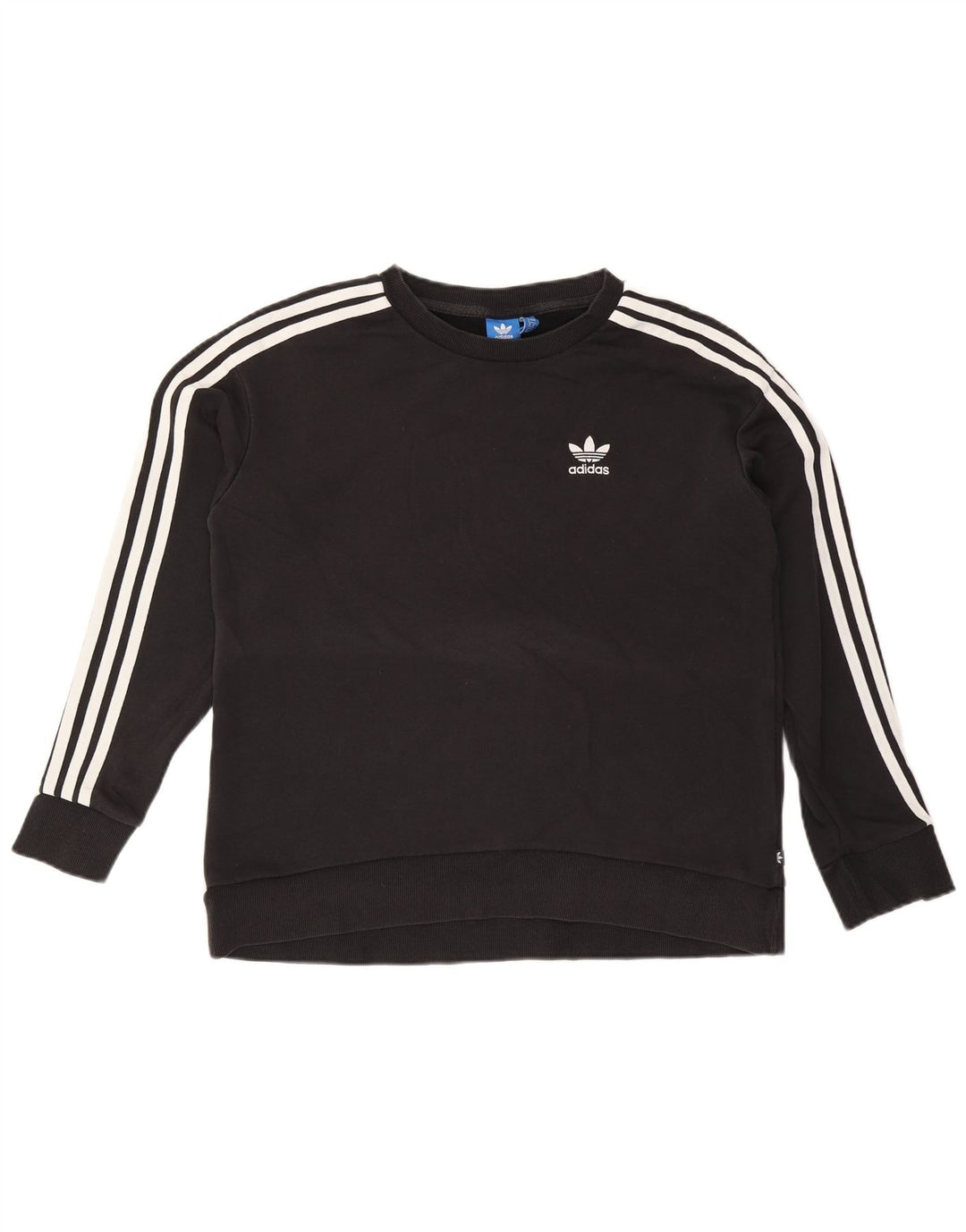 Damska bluza oversize Adidas Jumper UK 8 Mała czarna bawełna