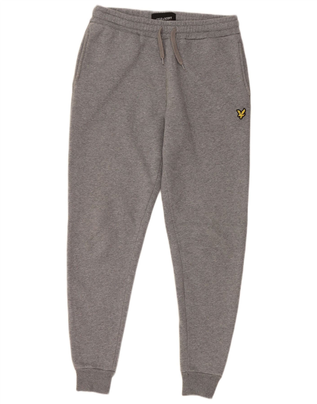 Męskie spodnie dresowe LYLE & SCOTT Małe, szare, bawełniane spodnie dresowe