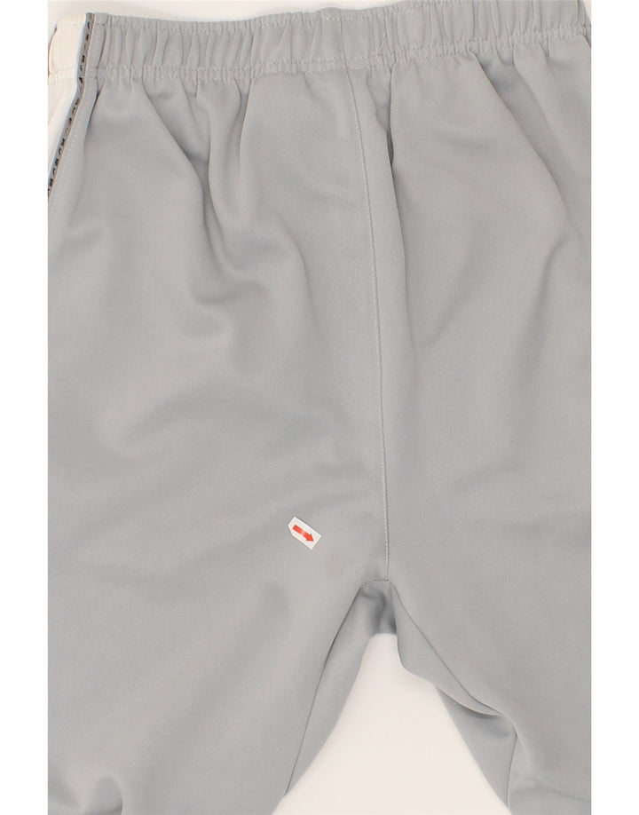 Męskie spodnie dresowe NIKE Joggery, małe, szare, z blokami kolorów, z poliestru