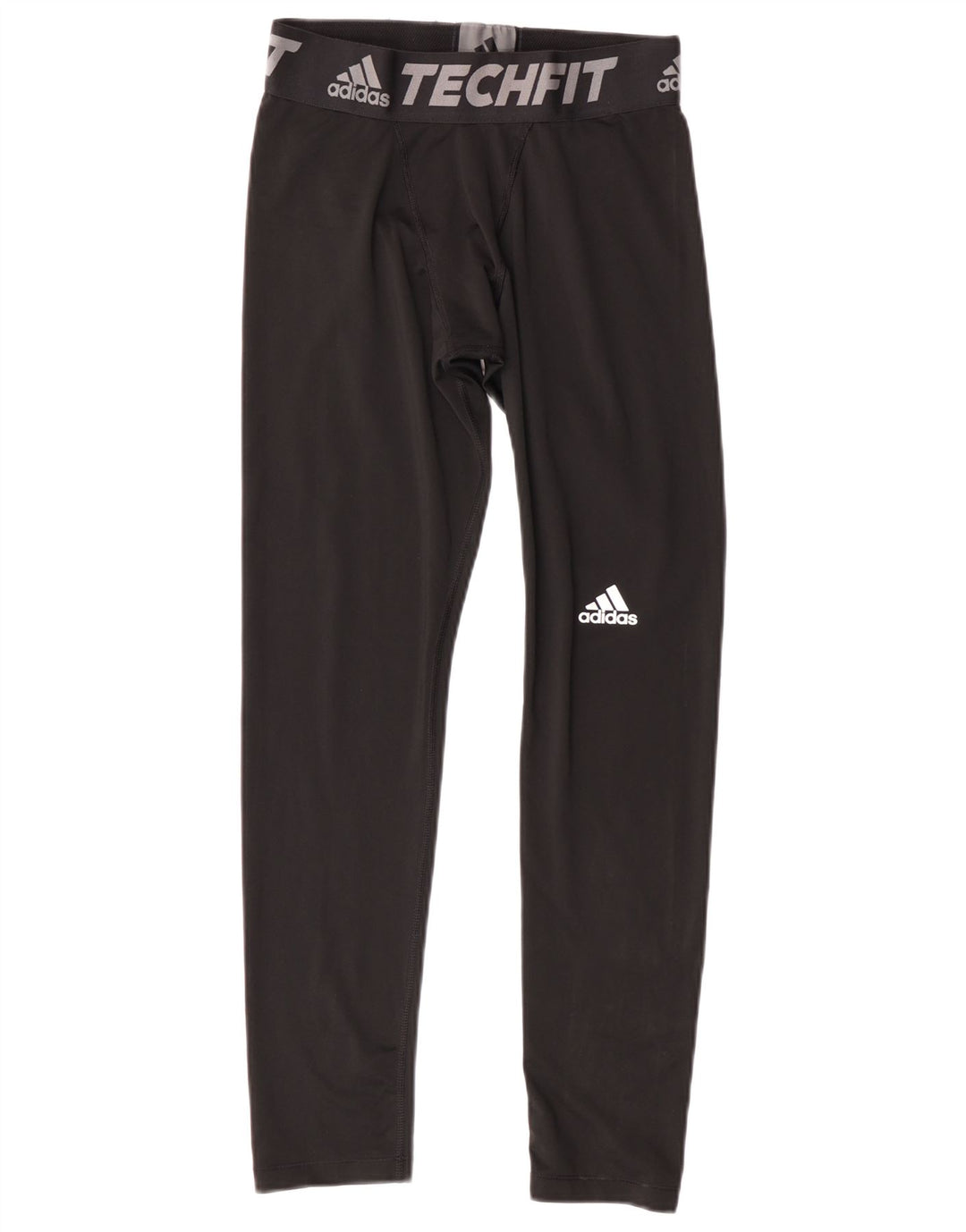 Legginsy chłopięce Adidas Climalite Graphic 13-14 lat Czarny poliester