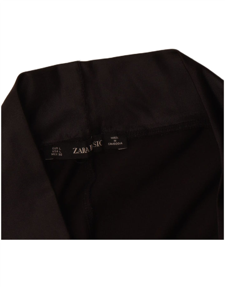 Legginsy damskie Zara UK 14, duże, czarne