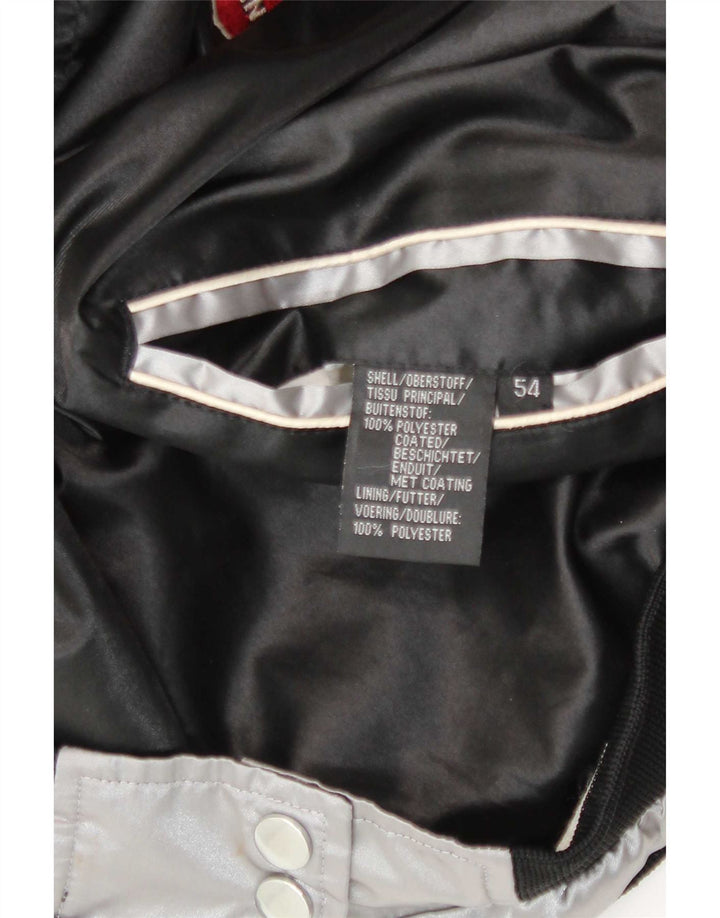 Dwustronna męska kurtka w stylu vintage IT 54 2XL w kolorze czarnym
