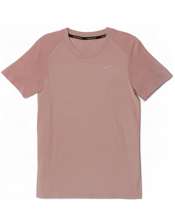 Damska koszulka Nike Dri Fit Top UK 10, mały, różowy poliester