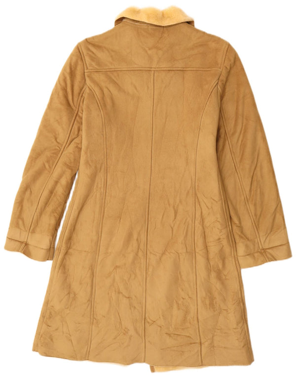 Płaszcz damski BENETTON Sherpa UK 10 Small Beżowy Modacryl