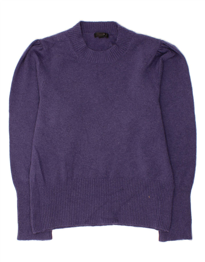 J. CREW Womens Crew Neck Jumper Sweater UK 16 Large Purple Polyamide Vintage J. Crew and Second-Hand J. Crew from Messina Hembry 