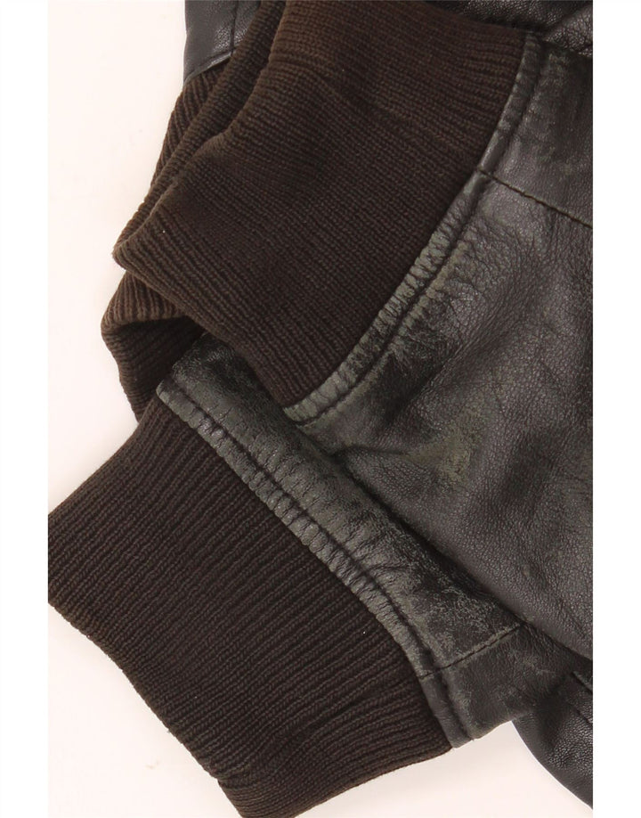 Męska kurtka skórzana Zen IT 54 XL Czarna skóra