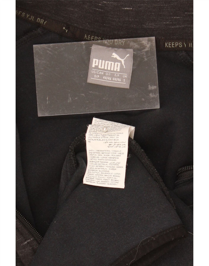PUMA Mens Tracksuit Top Jacket Small Grey Colourblock Cotton Vintage Puma and Second-Hand Puma from Messina Hembry 