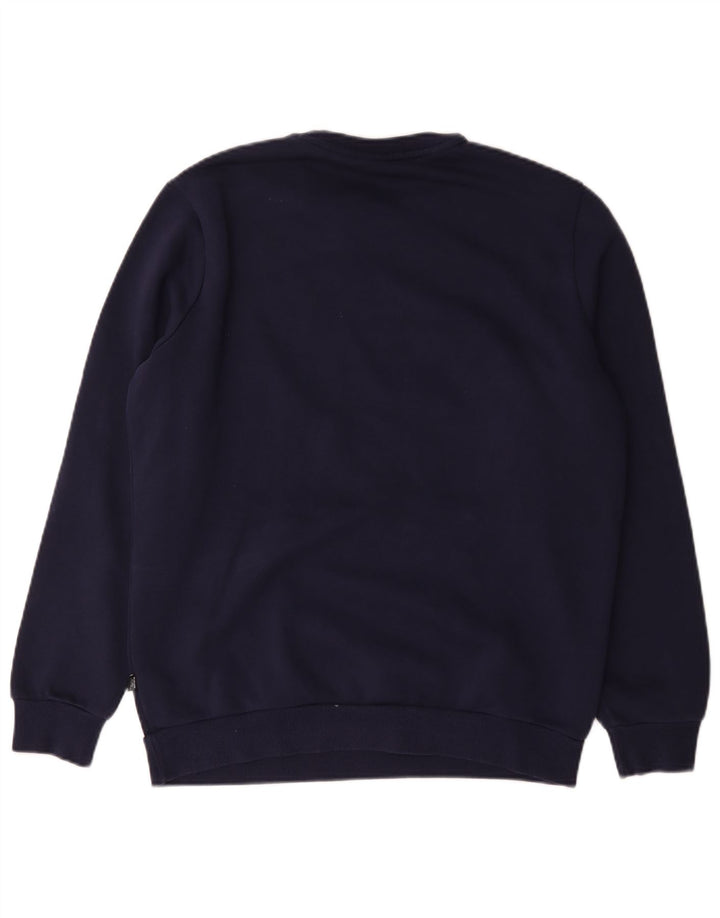 Męska bluza Puma Sweter Średni granatowy, bawełniany