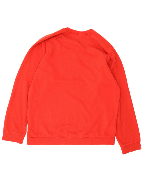 Adidas Męska bluza graficzna Jumper XL Czerwona bawełna